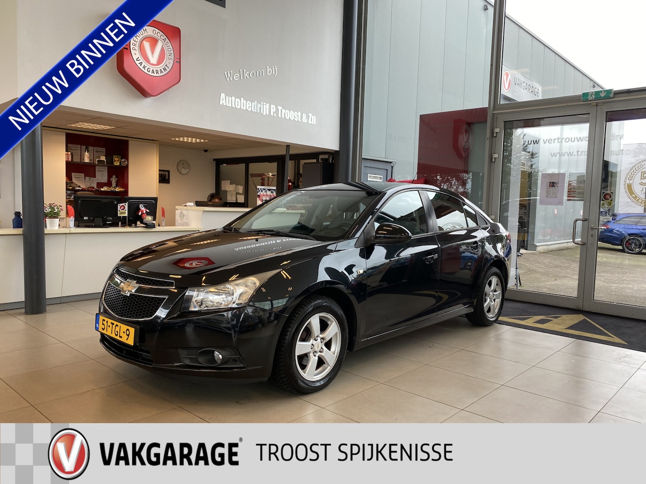 Chevrolet Cruze - 1.6 LS 1.6 LS,Airco,Cruisecontrol,Elektrischpakket,Achteruitrijsensoren,Radio-Cd/Mp 3 Speler,16 I - AutoWereld.nl