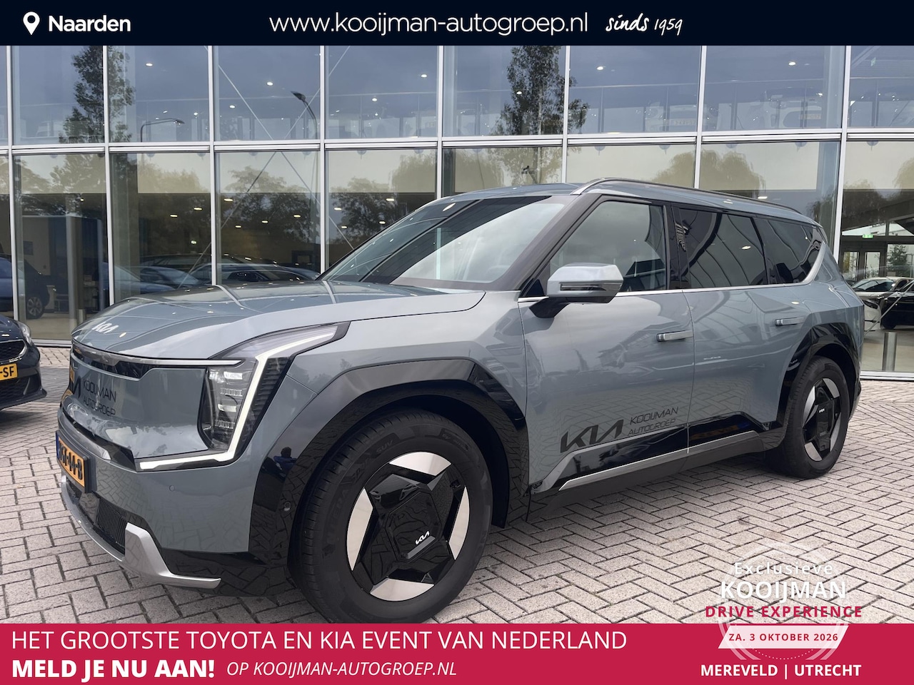 Kia EV9 - Plus 99.8 kWh PANORAMADAK, DEMO VOORDEEL!!  7 Zits!! 17% BIJTELLING!! - AutoWereld.nl