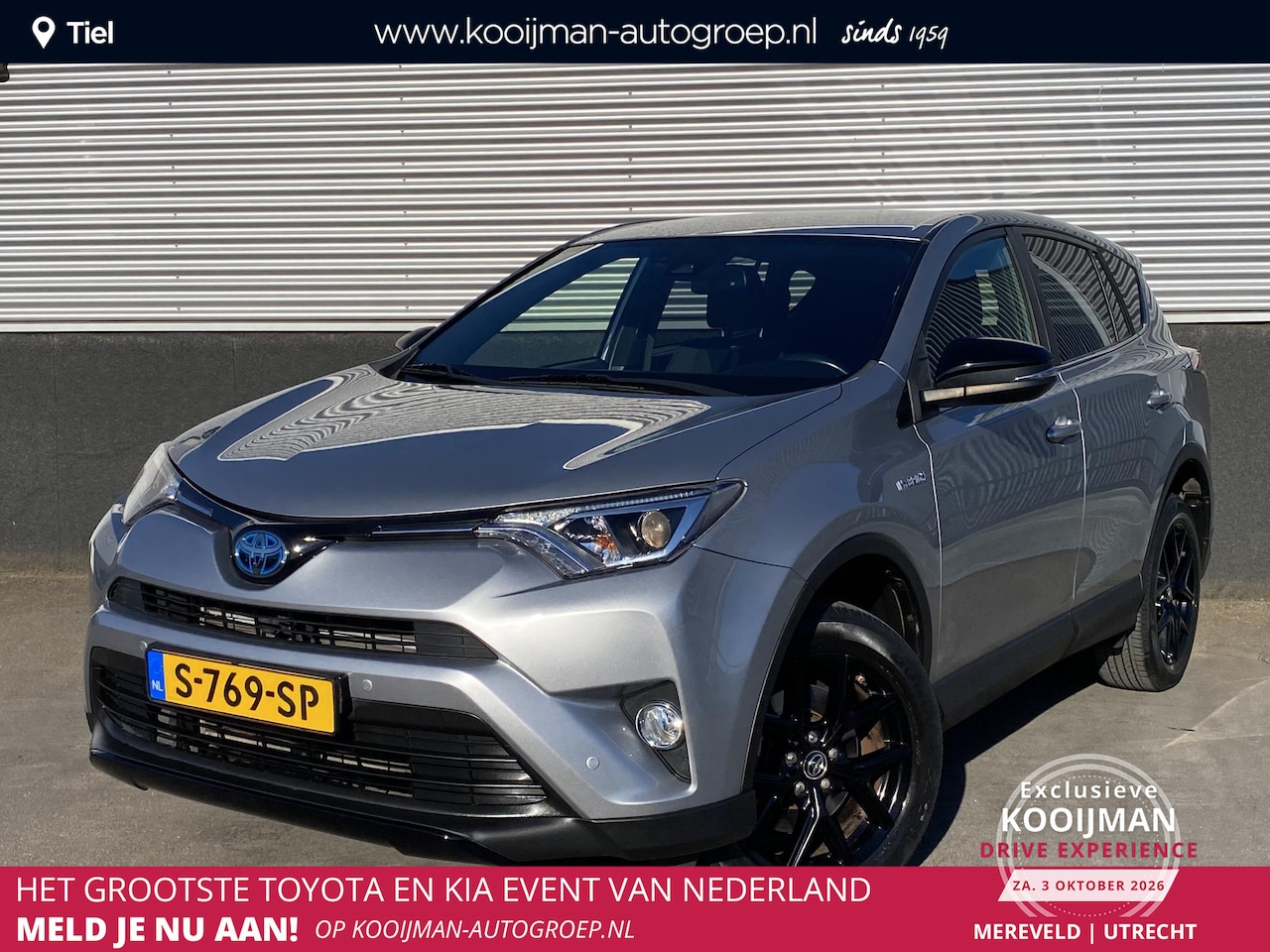 Toyota RAV4 - 2.5 Hybrid Black Edition Parkeersensoren v&a, achteruitrij camera, elektr. achterklep, key - AutoWereld.nl