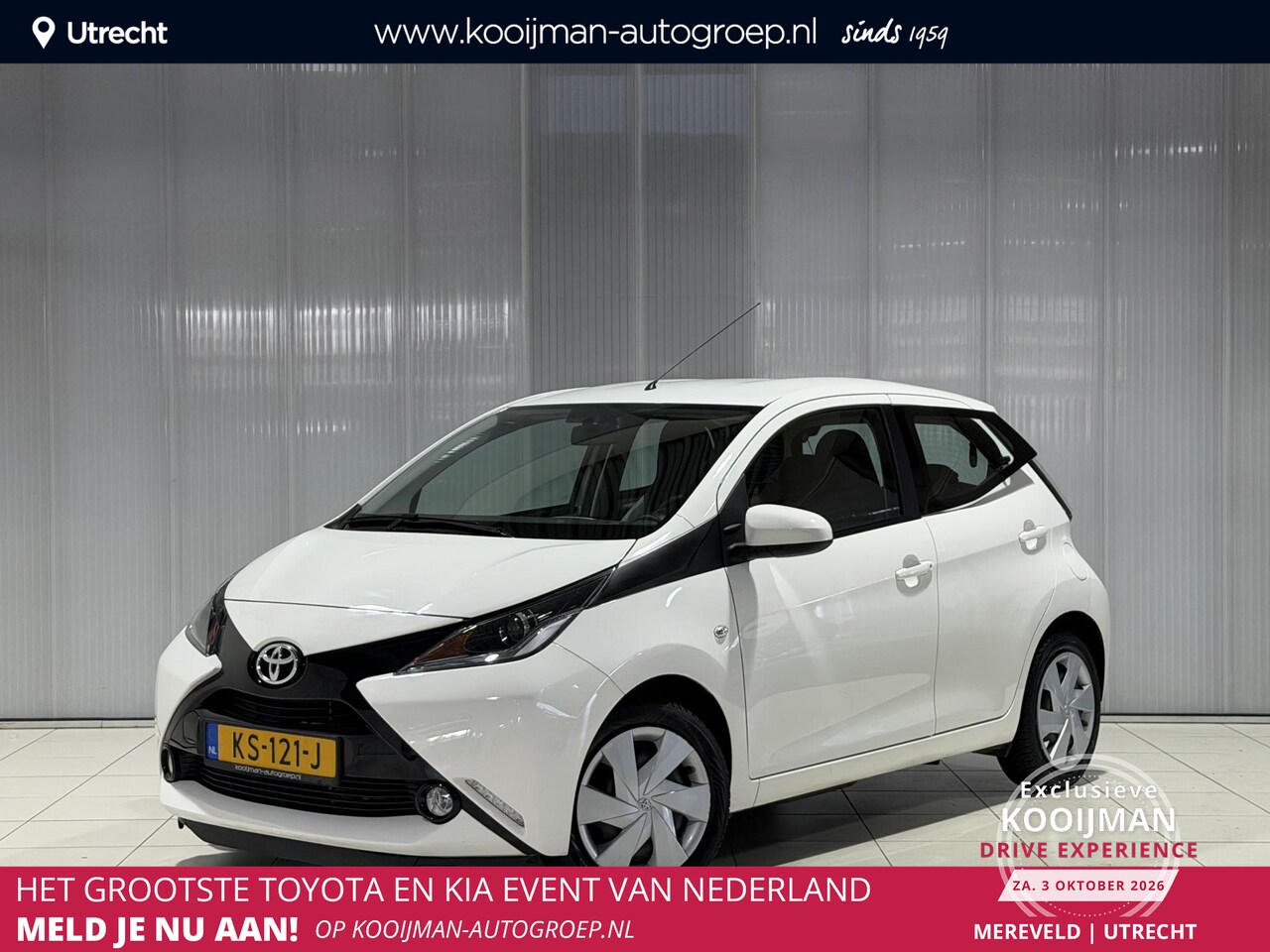 Toyota Aygo - 1.0 VVT-i x-play Dealer onderhouden , All season banden, Airco - AutoWereld.nl