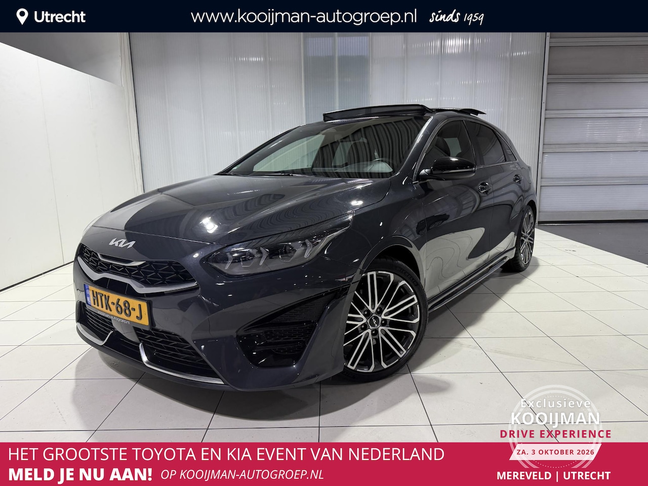 Kia Cee'd - Ceed 1.5 T-GDi GT-PlusLine AUTOMAAT, Schuif kantel dak, 18 inch, Stoel en Stuur verwarming - AutoWereld.nl