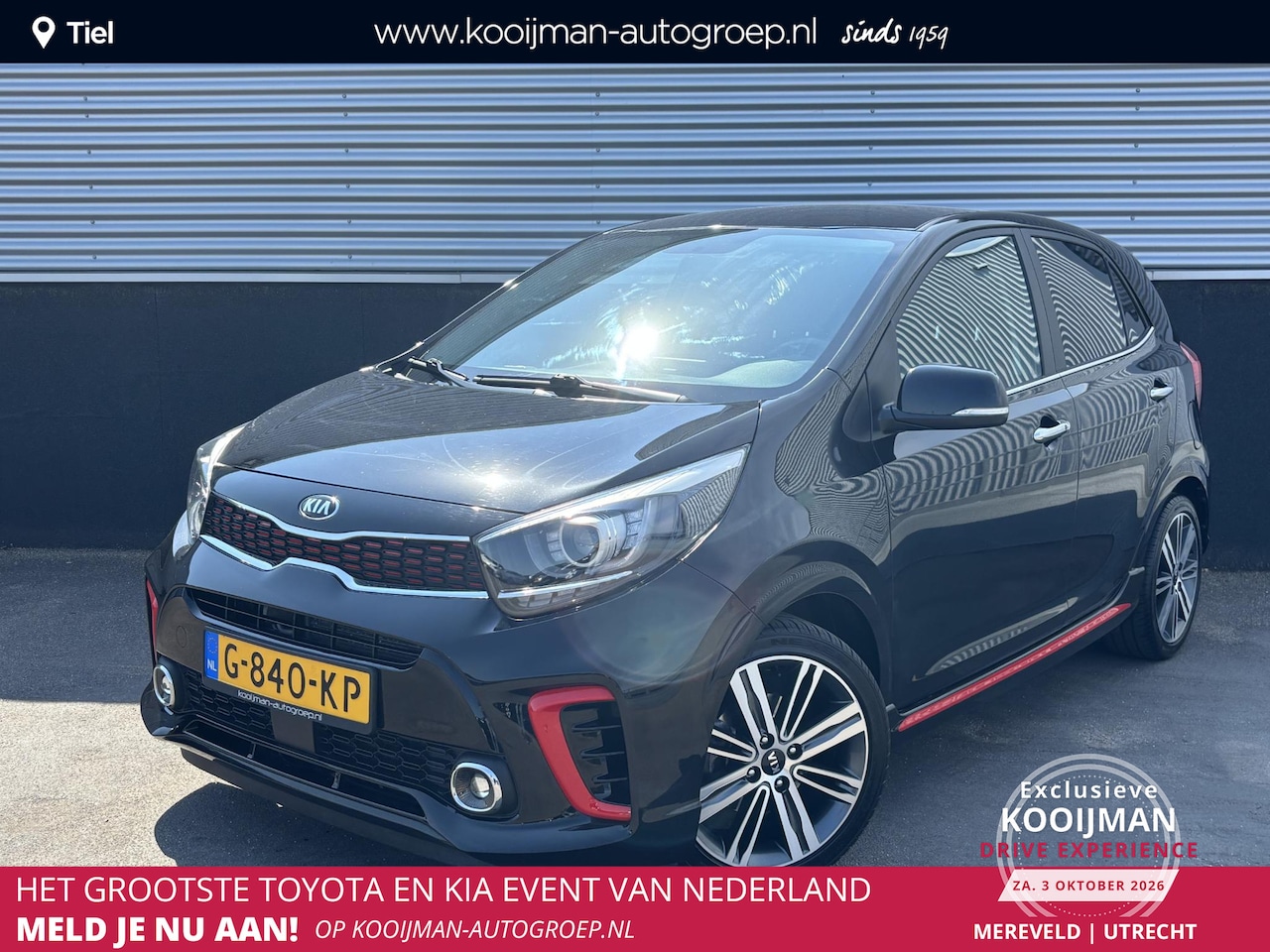 Kia Picanto - 1.0 T-GDI GT-Line RMC-Trekhaak, 1e eign. 100PK! Leder, Navigatie, Stoel- & Stuurwiel verwa - AutoWereld.nl