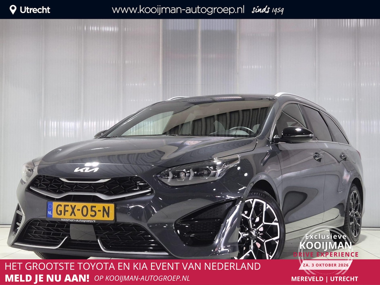 Kia Cee'd Sportswagon - Ceed 1.5 T-GDi GT-Line ,Apple Carplay/Android Auto, schuif / kantel dak, camera. - AutoWereld.nl
