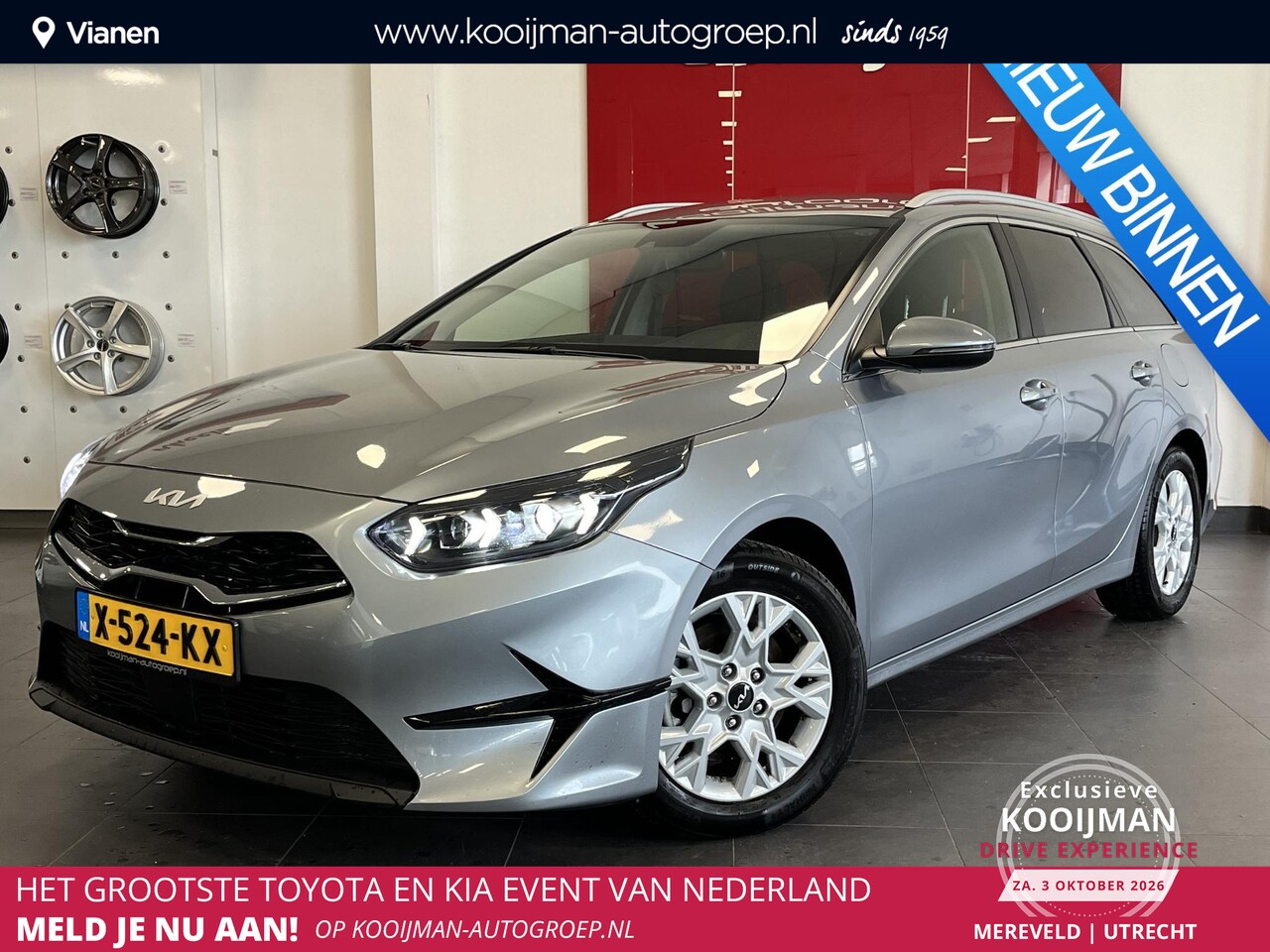 Kia Cee'd Sportswagon - Ceed 1.0 T-GDi DynamicPlusLine Klimaat Controle, Dodehoekdetectie, Cruise Control, Stuur e - AutoWereld.nl