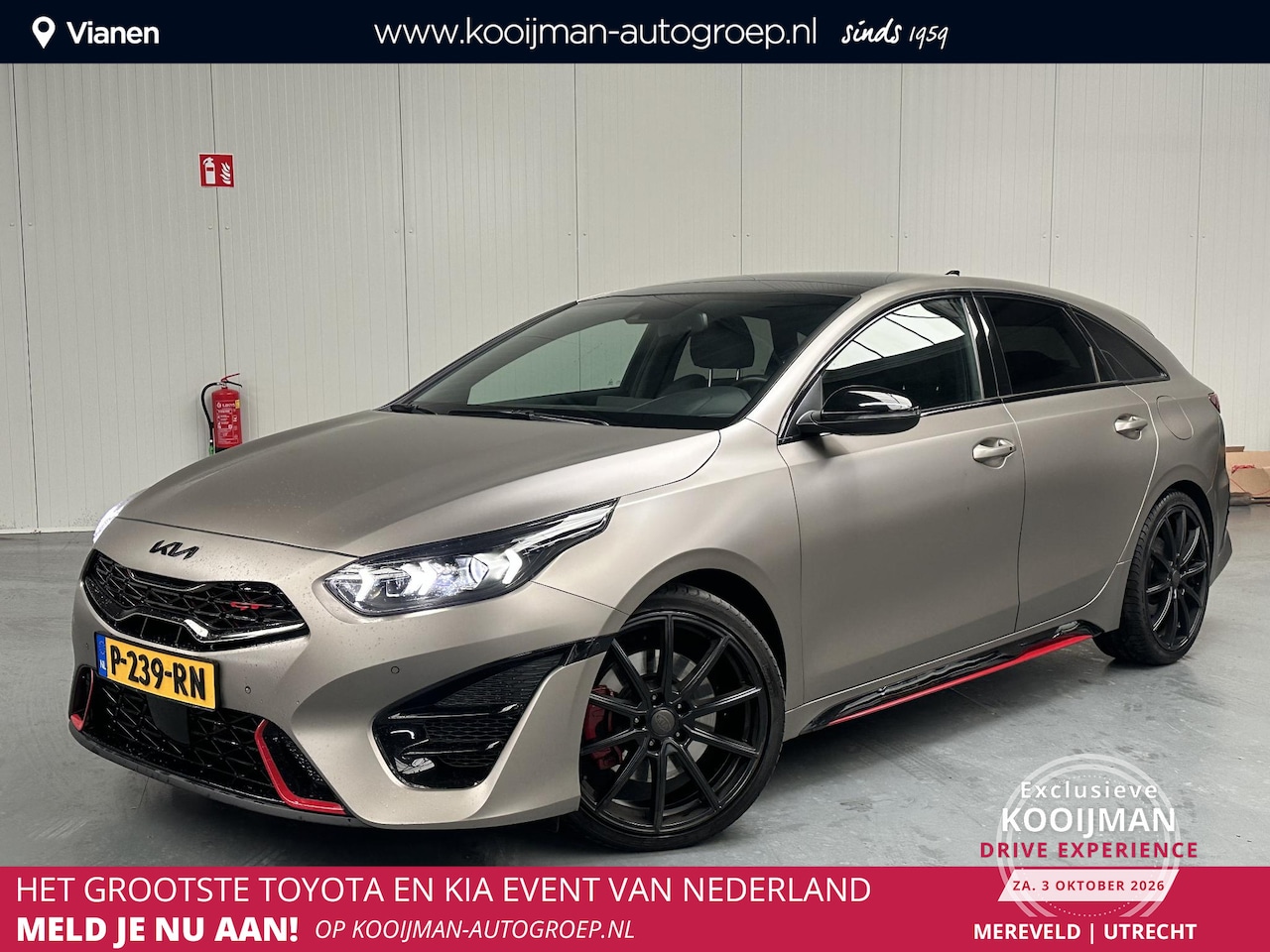 Kia Pro cee'd - 1.6 T-GDi GT Snelste uitvoering, GT, 205PK! Sportuitlaat, WRAP, originele kleur zwart kan - AutoWereld.nl