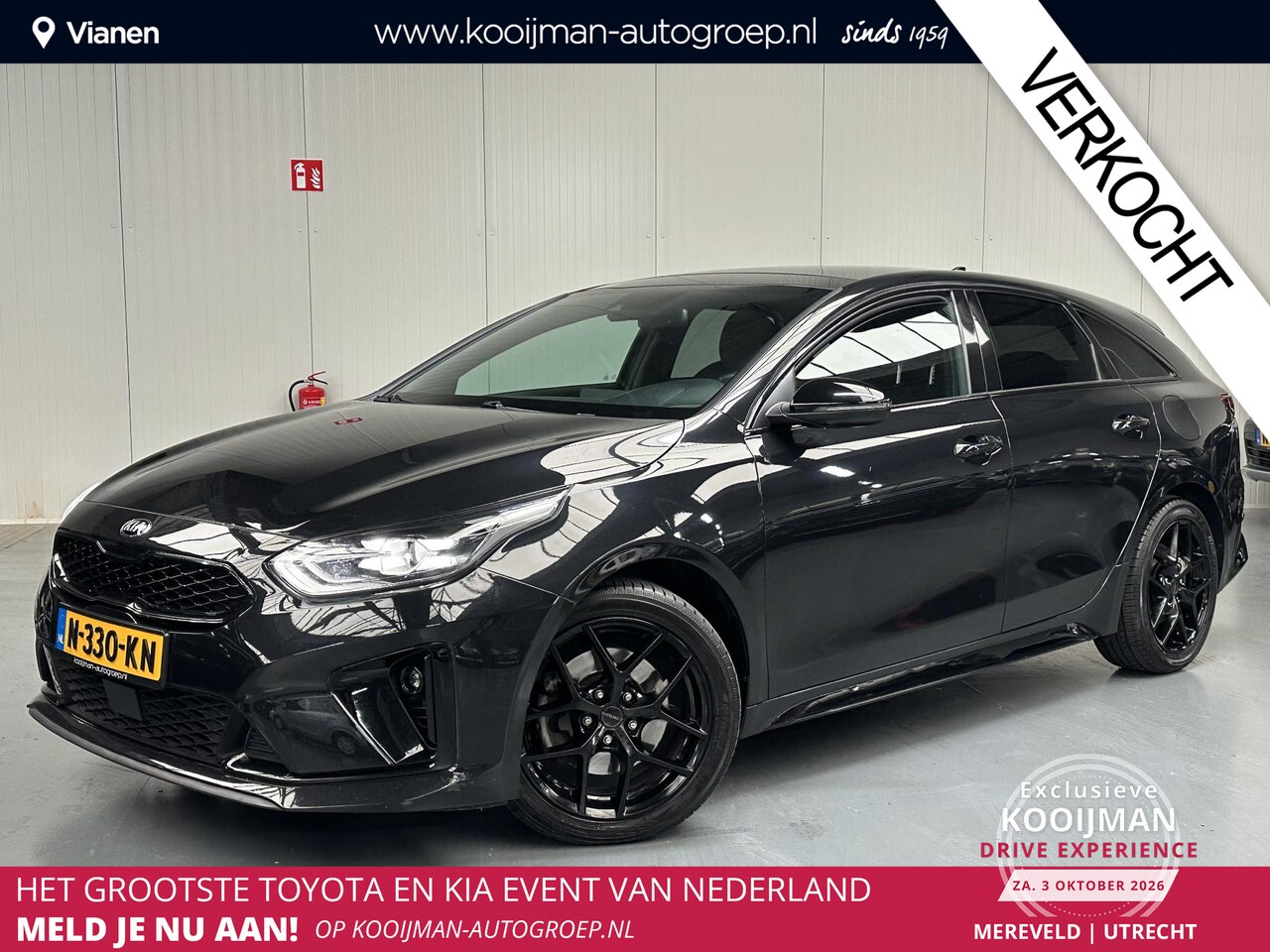 Kia Pro cee'd - 1.5 T-GDI GT-Line Black Edition, Schuif-/Kanteldak , Parkeersensoren achter , Sport interi - AutoWereld.nl
