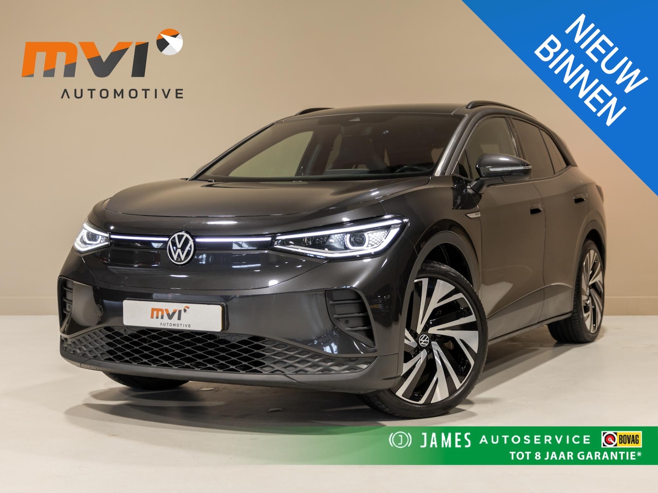 Volkswagen ID.4 - Max 77 kWh SOH 91% / 204pk / Panorama dak / Trekhaak / Kuipstoelen / Elektrische stoelvers - AutoWereld.nl