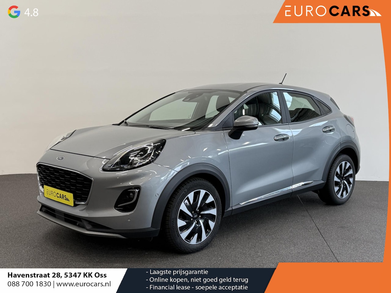 Ford Puma - 1.0 EcoBoost Automaat Hybrid Titanium Adaptive Cruise Winterpakket Camera Stoelverwarming - AutoWereld.nl
