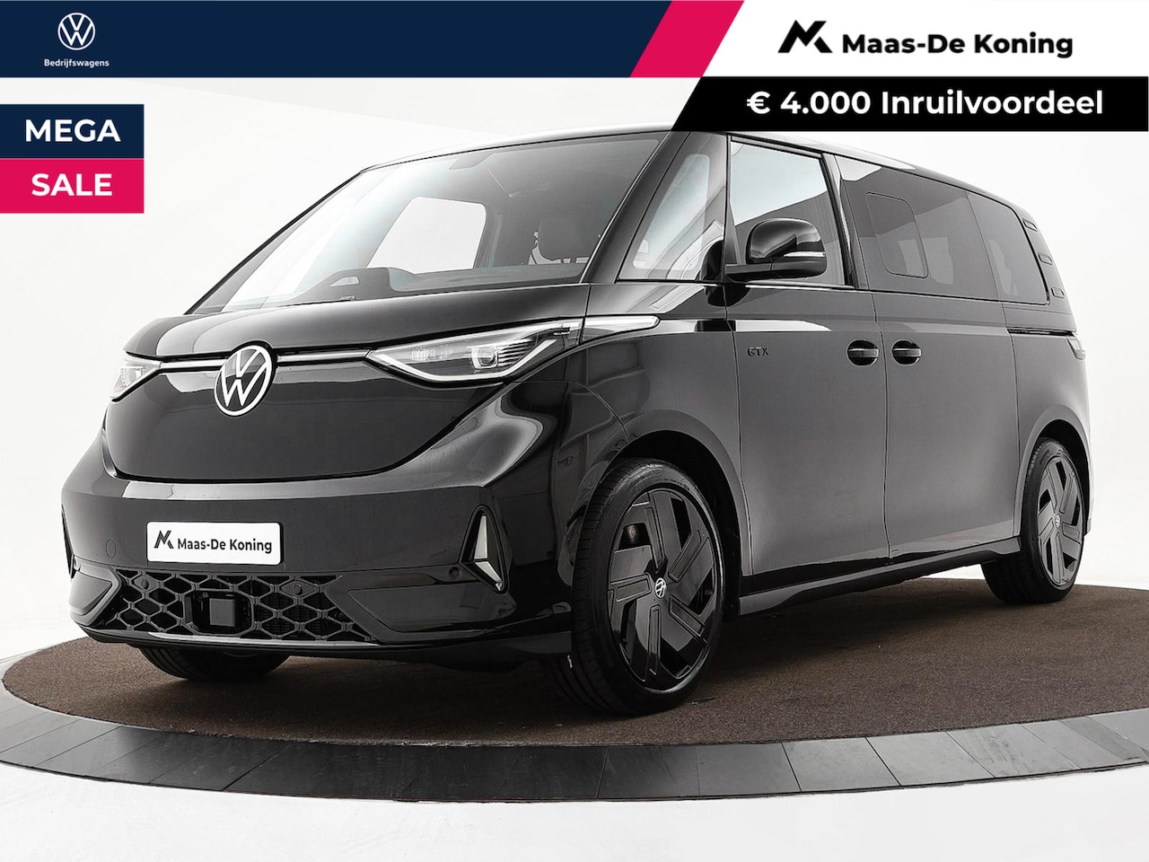 Volkswagen ID. Buzz - Bedrijfswagens GTX 86kWh 340pk 4Motion L2 739206 - AutoWereld.nl