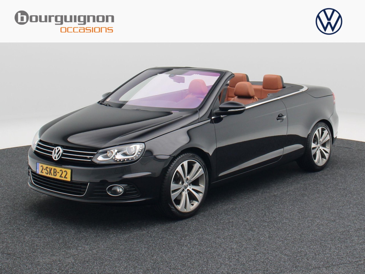 Volkswagen Eos - 1.4 TSi Highline | Cruise Control | Bruin Leder | Stoelverwarming | 18 Inch - AutoWereld.nl