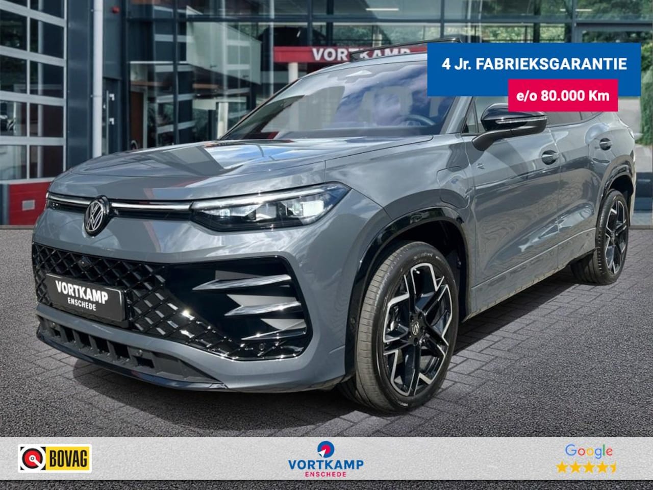 Volkswagen Tayron - 1.5 TSI E-HYBRID R-LINE 272 PK PANO-DAK/LEDER/H+K/TREKHAAK/360CAMERA/DCC - AutoWereld.nl