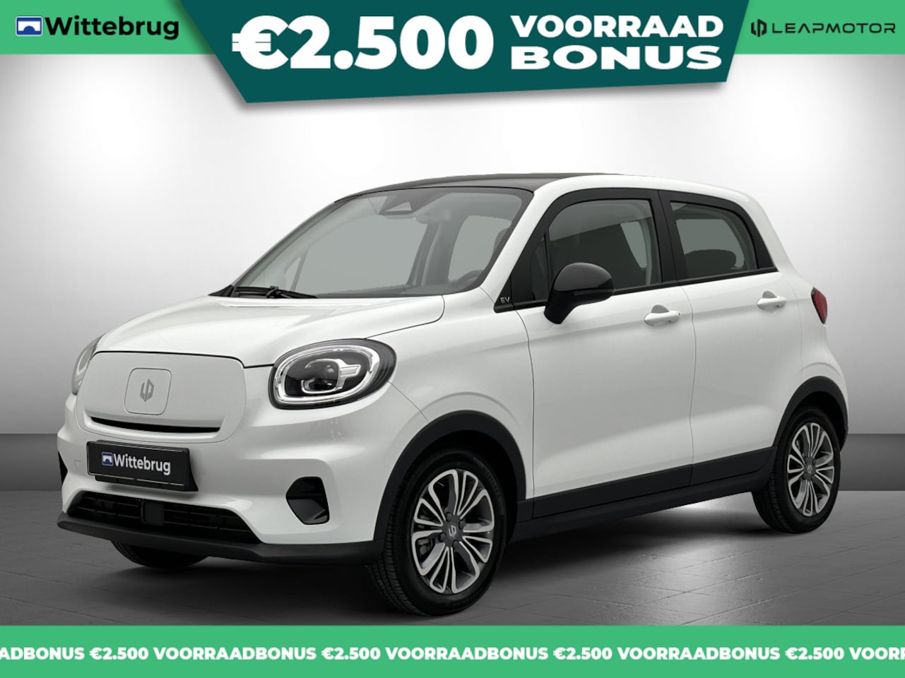 Leapmotor T03 - Design 37.3 kWh Volledig Elektrisch met 265 km WLTP Range, Airconditioning, Panoramadak, A - AutoWereld.nl