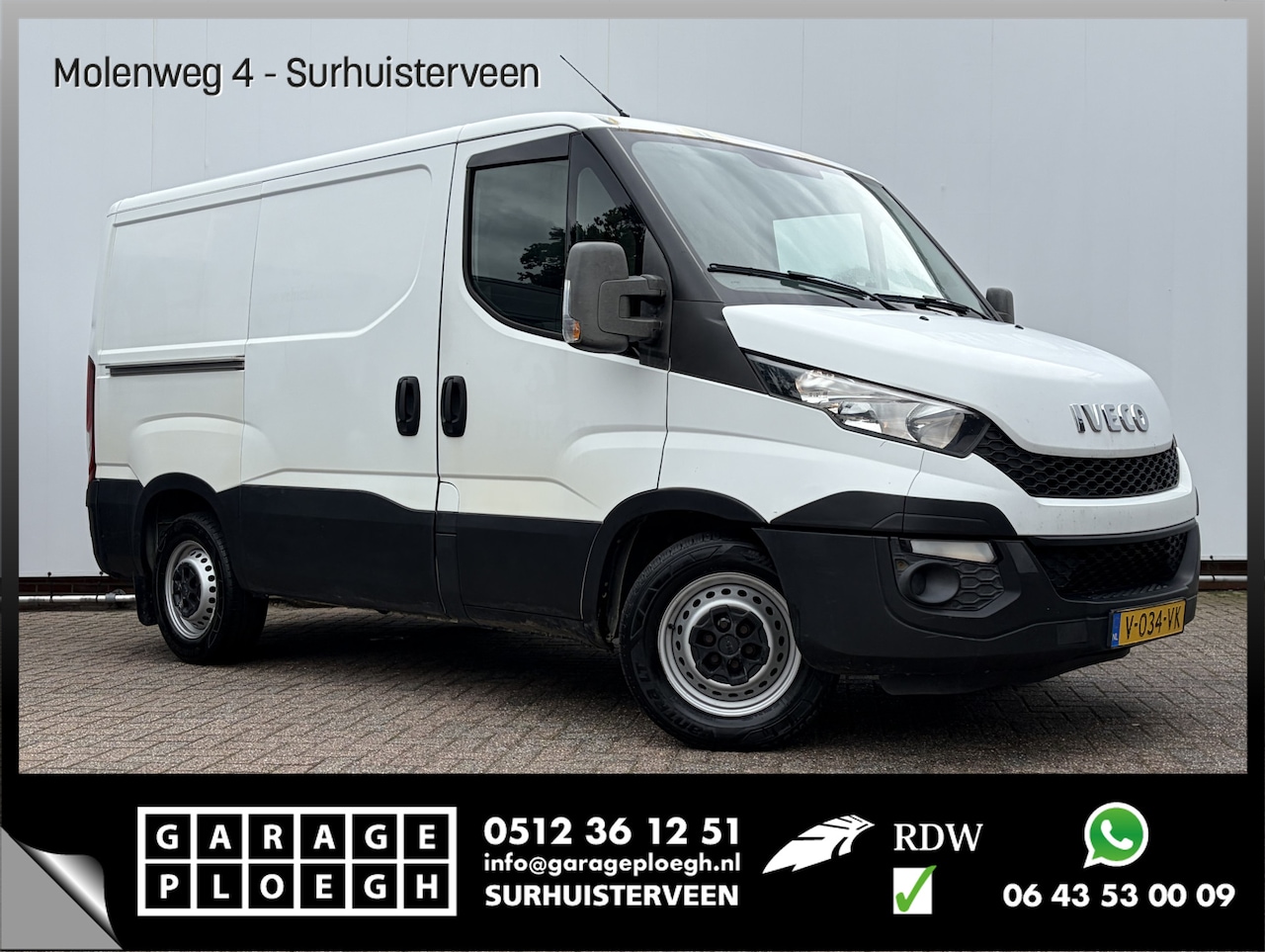 Iveco Daily - 35S11V 2.3 300 H1 3-Zits Trekhaak Carplay Cruise Airco - AutoWereld.nl