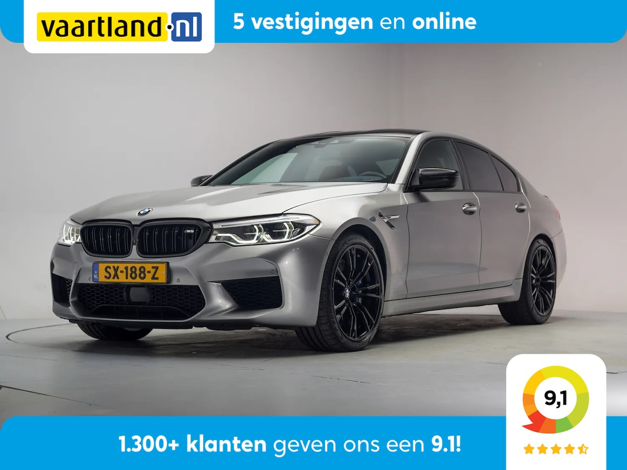 BMW M5 - - Origineel zonder OPF! [ Bowers & Wilkins Head-up Night-vision Soft-close ] - AutoWereld.nl