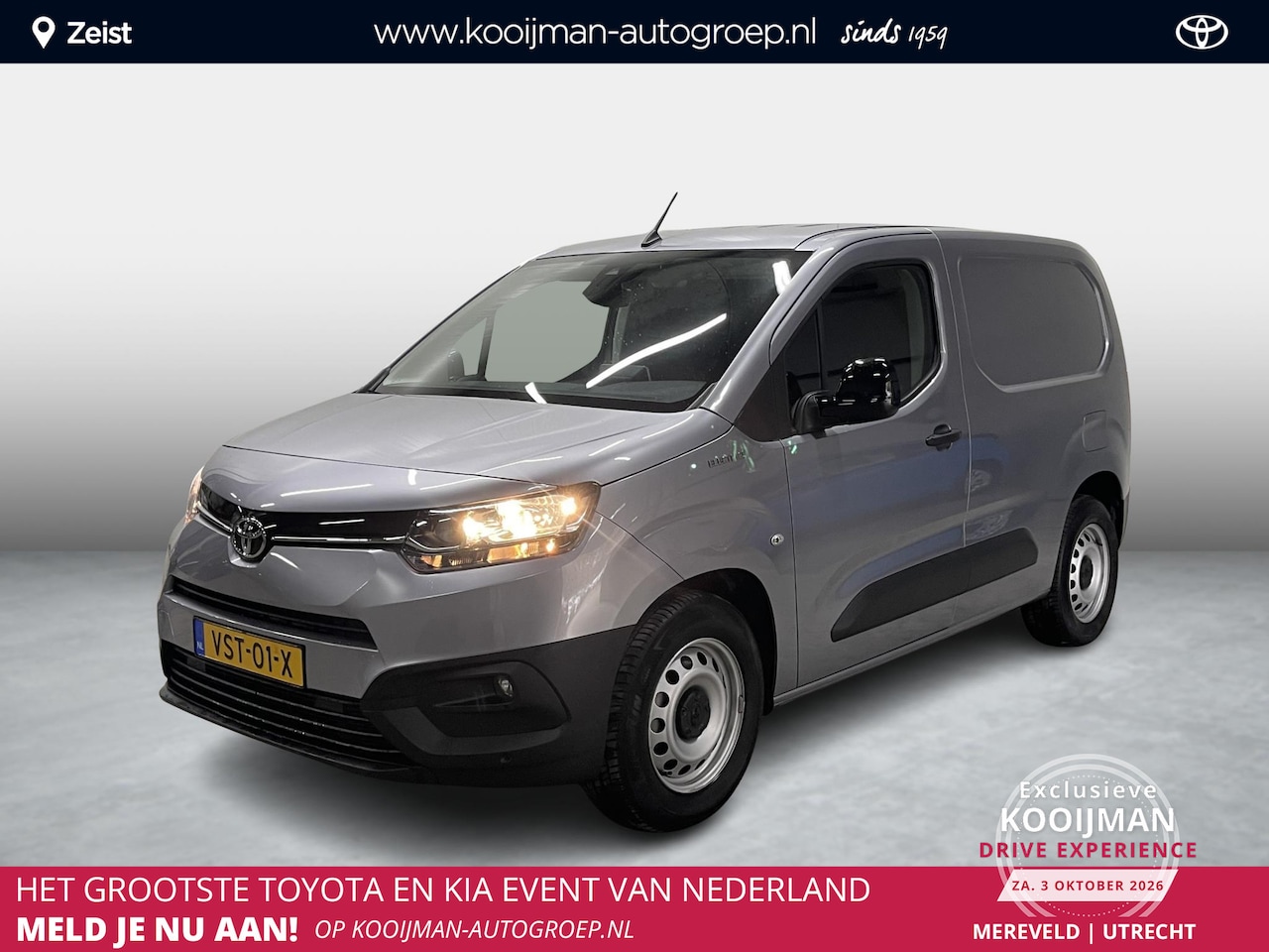 Toyota PROACE CITY Electric - Live 50 kWh | 3 Fase | Direct leverbaar | Parkeersensoren voor en achter - AutoWereld.nl