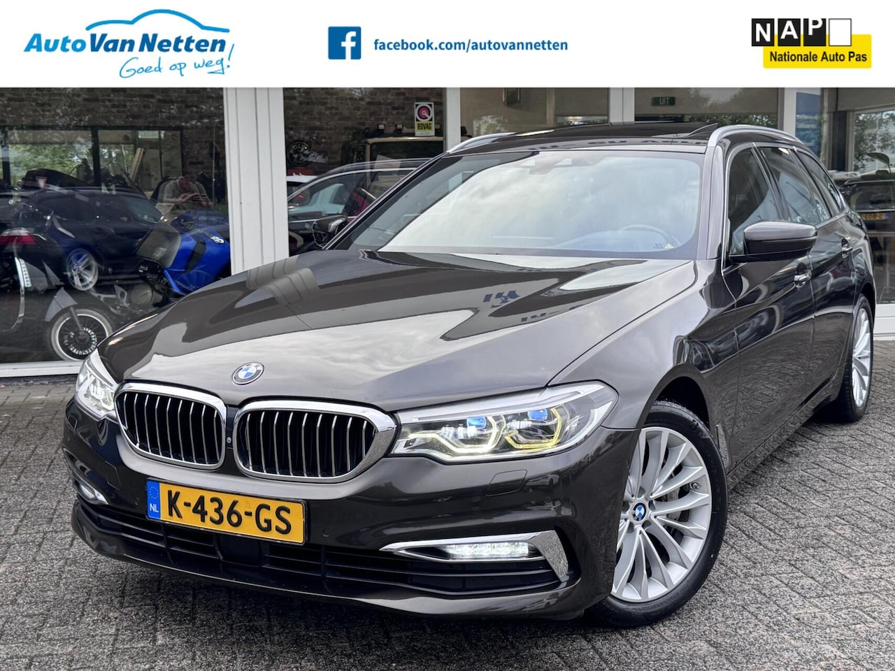 BMW 5-serie Touring - 540i 6 cilinder 340pk xDrive High Executive Luxury Line! - AutoWereld.nl