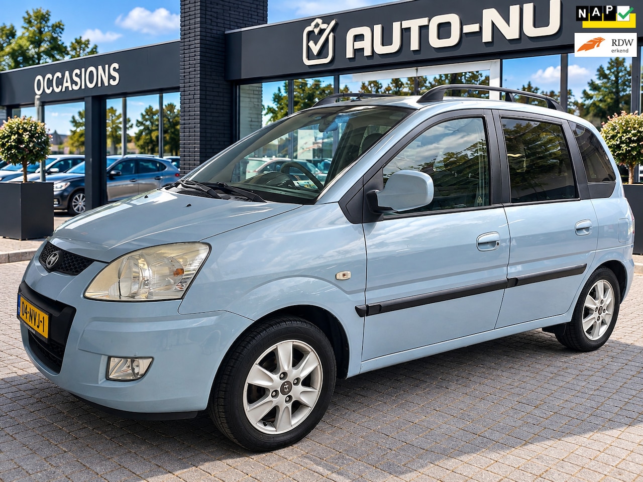 Hyundai Matrix - 1.6i Style Airco Trekhaak LM-Velgen Dakrails Hoge instap NAP APK - AutoWereld.nl