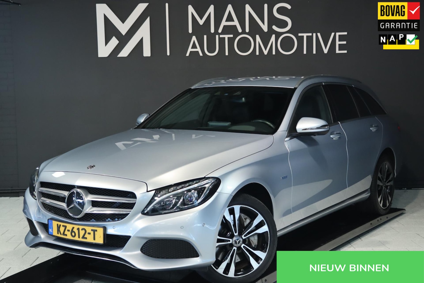 Mercedes-Benz C-klasse Estate - 350e / MEMORY / HUD / BURMESTER / LUCHTVERING / 360 / KEYLESS / CARPLAY - AutoWereld.nl