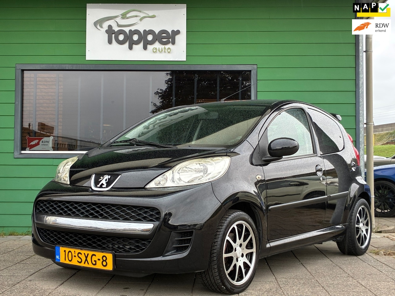 Peugeot 107 - 1.0-12V Black & Silver|2e Eigenaar|Airco|Elektr.ramen|Nieuwe APK|LM-Velgen|NAP| - AutoWereld.nl