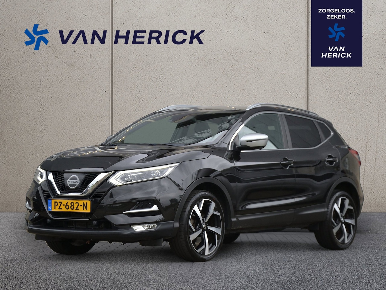 Nissan Qashqai - 1.2 Tekna + Automaat | Leder | Trekhaak | Panoramadak | NAP - AutoWereld.nl