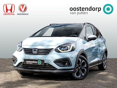 Honda Jazz - 1.5 Full Hybrid Crosstar Automaat | Bi-Tone Surf Blue | Volledig onderhouden | Navigatie |