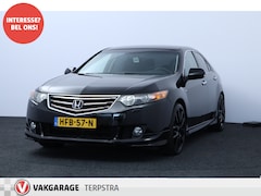 Honda Accord - 2.4i Type S/ Automaat/ Trekhaak/ 202pk/ 19'' LMV/ Xenon/ Half-Leder/ PDC/ Extra getint gla