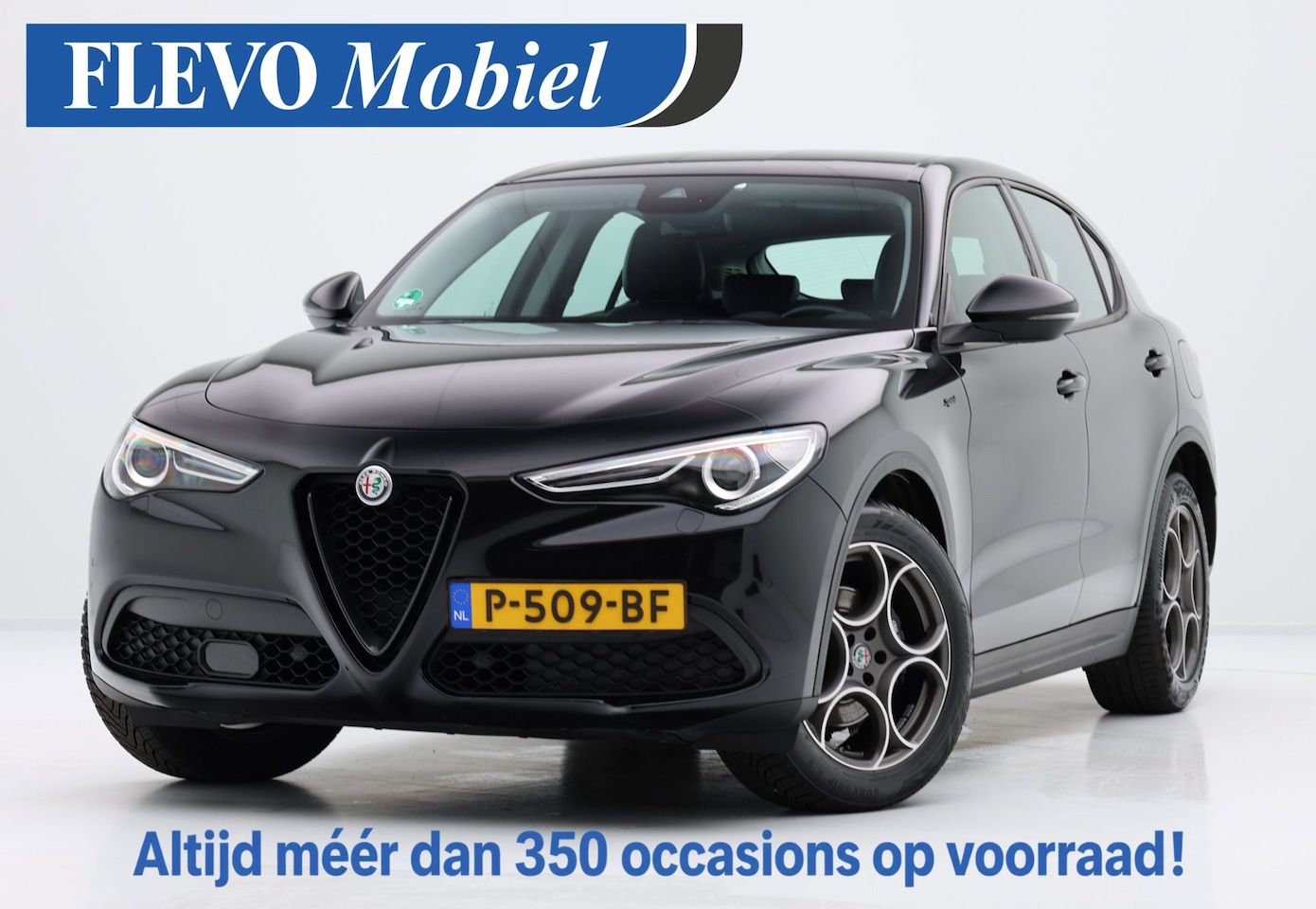 Alfa Romeo Stelvio - 2.2d B-Tech Aut. Half leder|Navi|Clima|Carplay|DAB+ - AutoWereld.nl