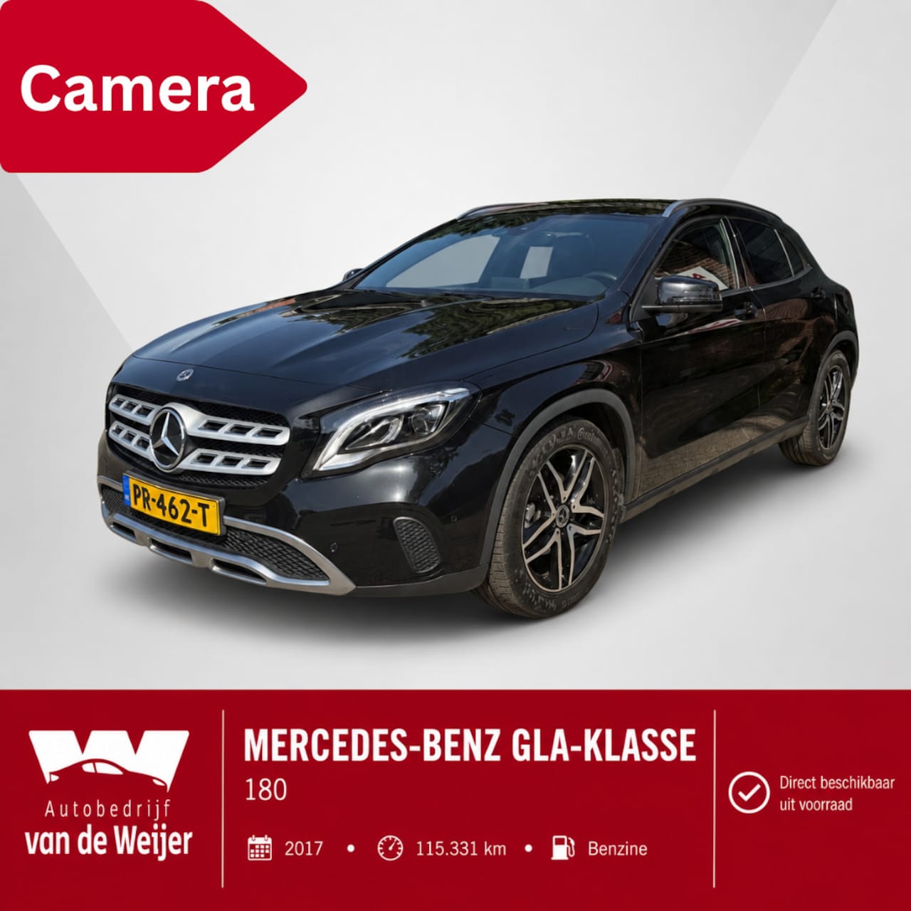 Mercedes-Benz GLA-Klasse - 180 Camera LED Leder Carplay Navi Elek. A-klep - AutoWereld.nl