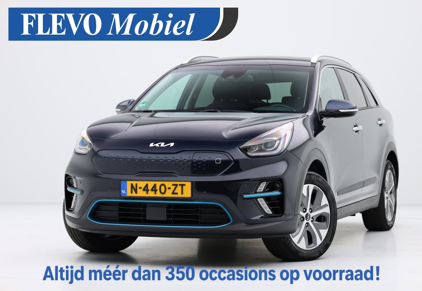 Kia e-Niro - DynamicPlusLine 64 kWh Aut. 1e eig.|Carplay|Clima|Stoel + stuurverw|1/2 Leer|Clima|Cam|PDC - AutoWereld.nl