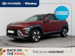 Hyundai Kona - 1.6 GDI HEV Premium | LEDEREN STOELEN | STOEL VERWARMING EN KOELING | SNEL LEVERBAAR