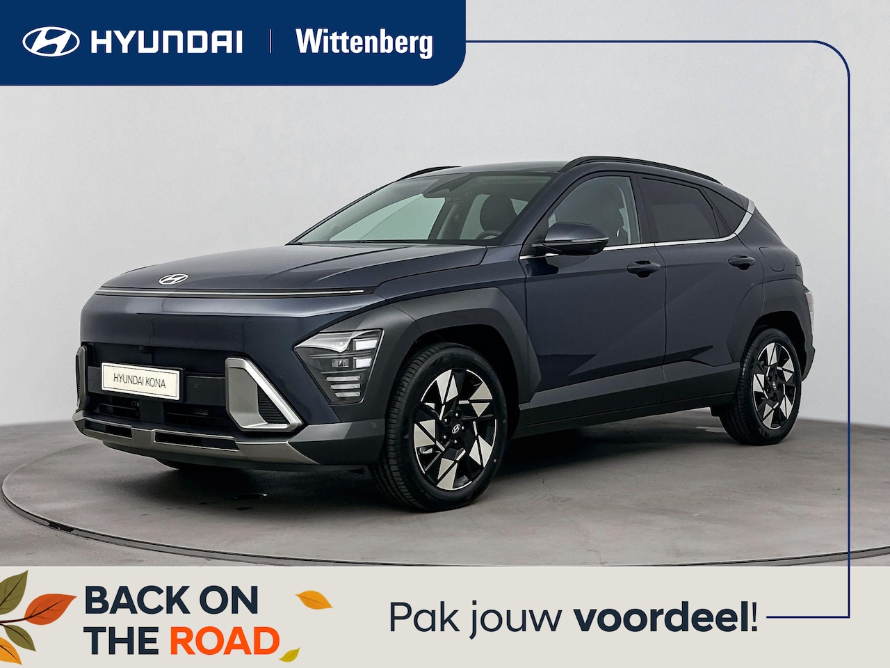 Hyundai Kona - 1.6 GDI HEV Premium | 19 INCH VELGEN | APPLE CARPLAY | ACHTERUITRIJCAMERA - AutoWereld.nl