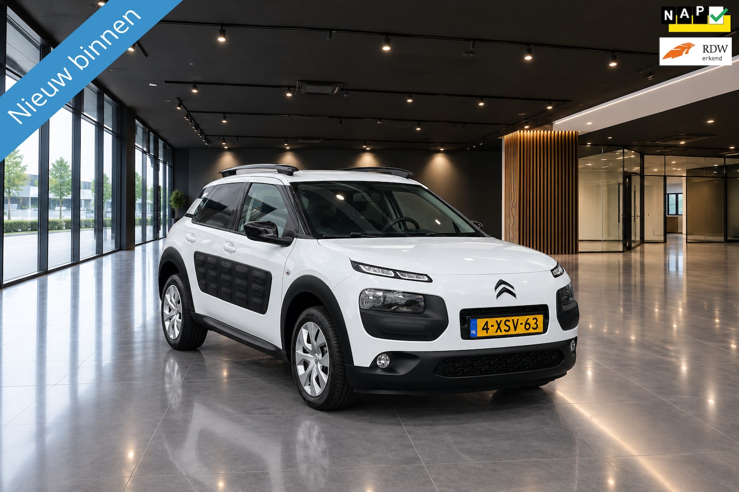 Citroën C4 Cactus - 1.2 E-VTi FEEL 5DRS AUTOM. NW-RIEM - AutoWereld.nl