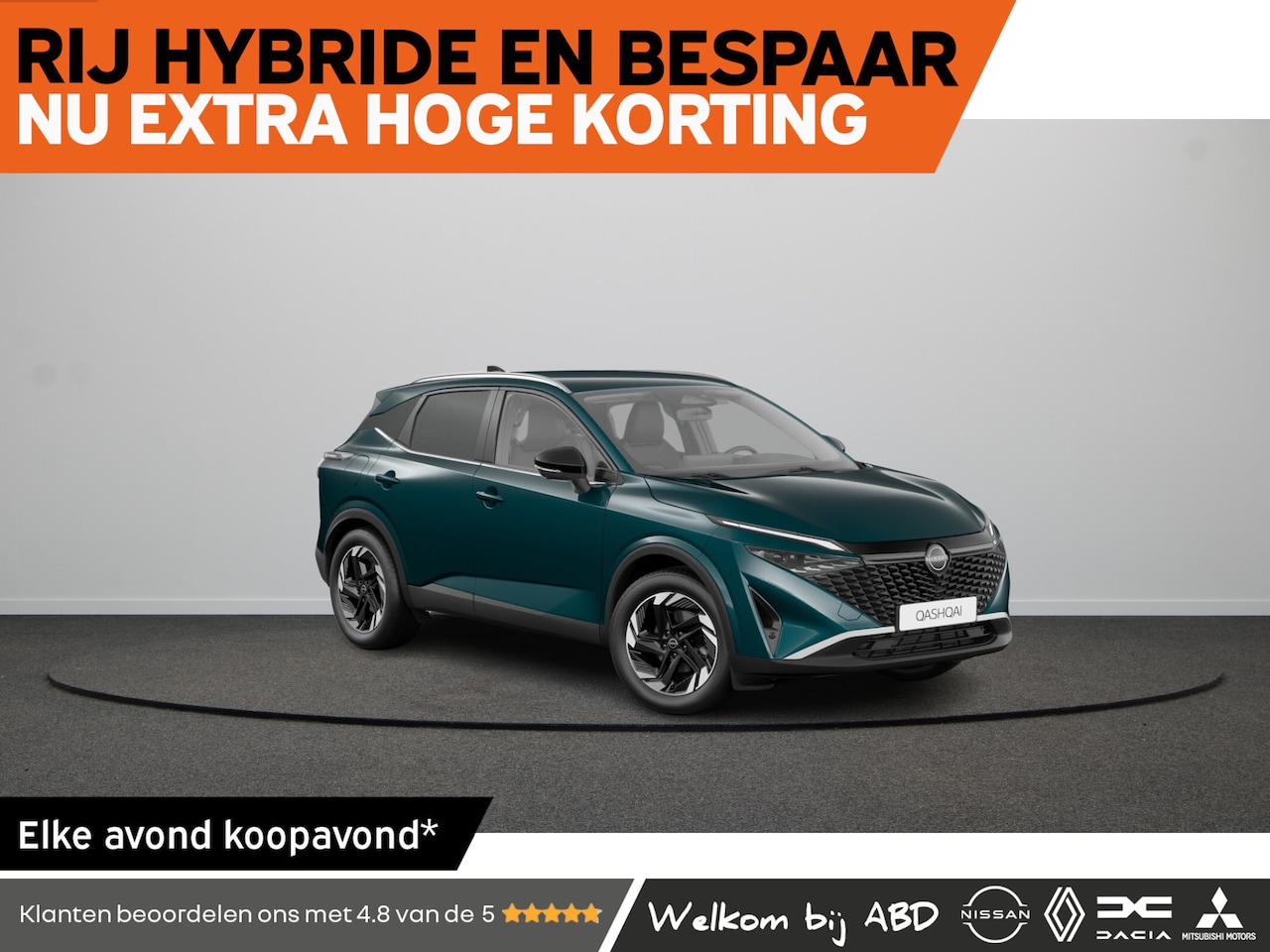 Nissan Qashqai - N-Connecta + Panoramisch glazen dak + Cold Pack Mild-Hybrid 158 Xtronic | 12.3" TFT Digita - AutoWereld.nl