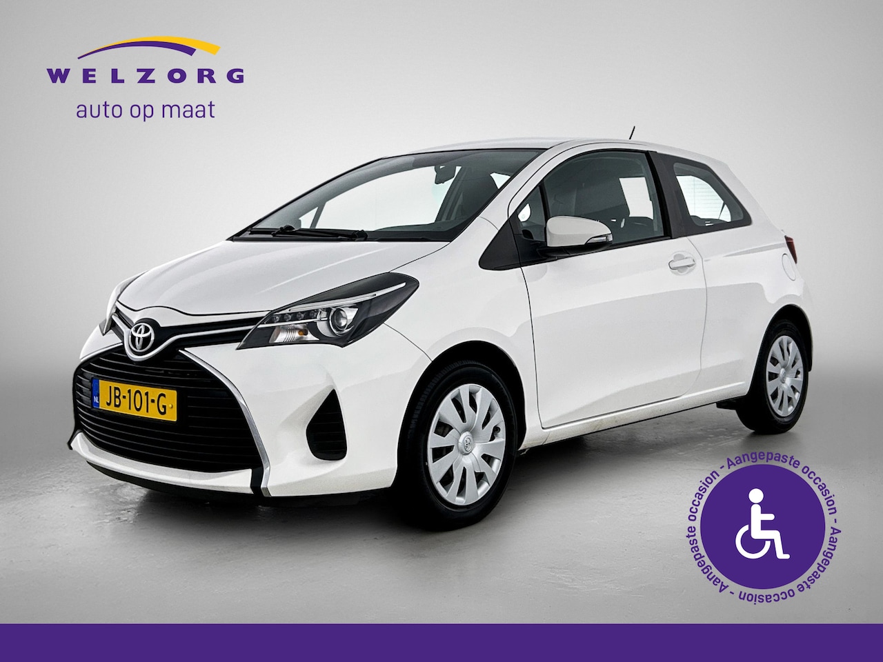 Toyota Yaris - 1.3 VVT-i Aspiration Direct leverbaar! Handsegment gas & bedrijfsrem - AutoWereld.nl