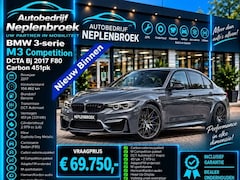 BMW M3 - 3-serie Competition DCTA Bj 2017 F80 Carbon 451pk Vol opie Uniek