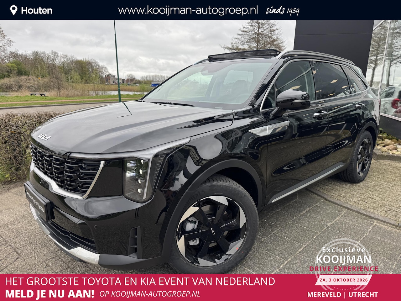 Kia Sorento - 1.6 T-GDi Plug-in Hybrid 4WD DynamicPlusLine 7p. 1.6 T-GDi Plug-in Hybrid 4WD DynamicPlusLine 7p , Direct Leverbaar!, Complete Uitvoering!, - AutoWereld.nl