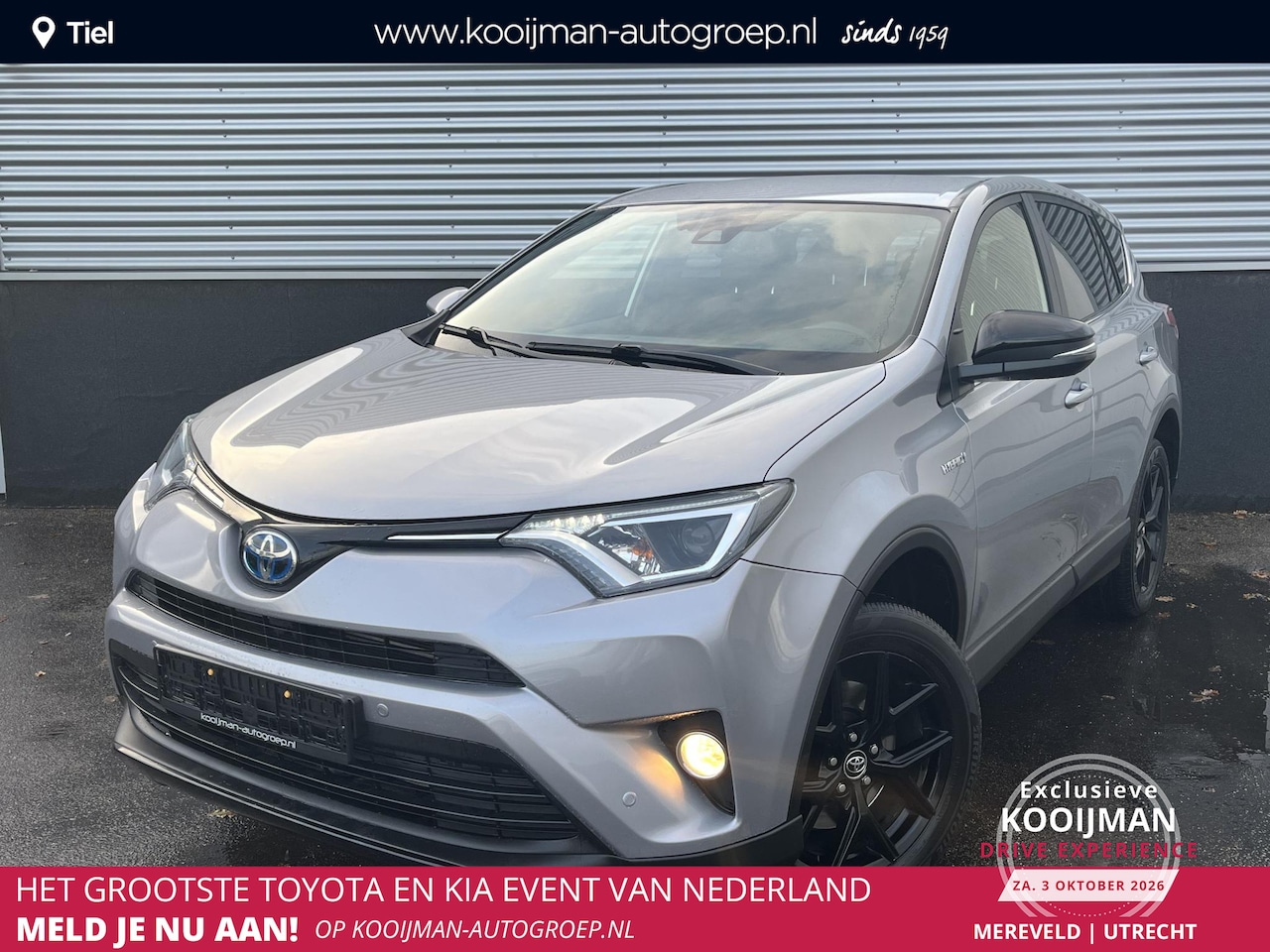 Toyota RAV4 - 2.5 Hybrid AWD Black edition 18" LMV, Privacy glass, Smart Key, Adaptieve cruise control, - AutoWereld.nl