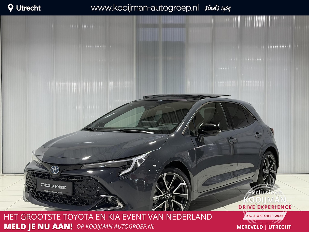 Toyota Corolla - Hybrid 180 Executive VOORRAAD , €4.100 VOORDEEL , PANORAMA-DAK , PDC V+A , BSM , ACC , STO - AutoWereld.nl
