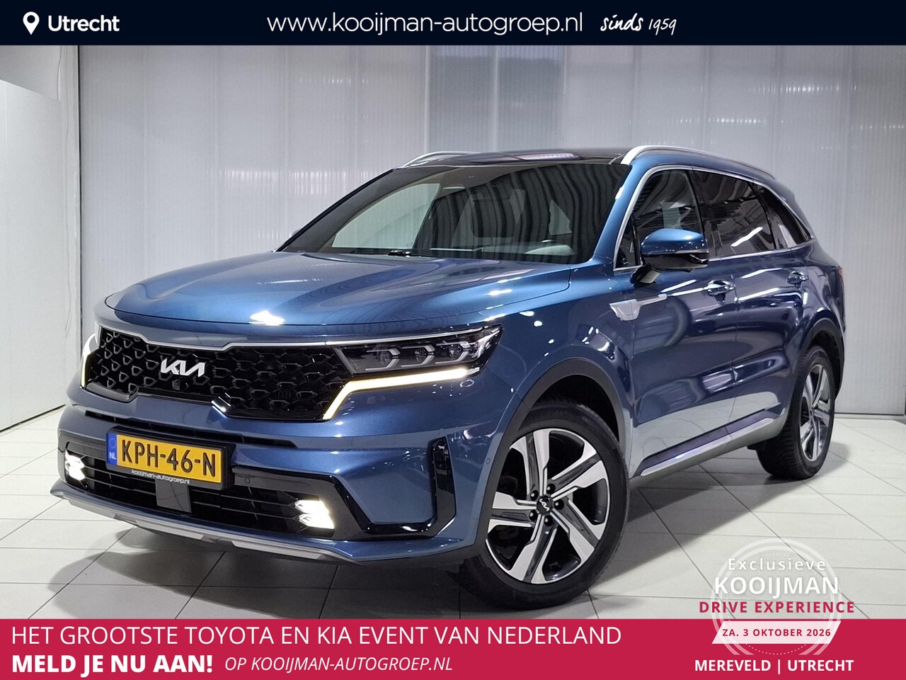 Kia Sorento - 1.6 T-GDI Plug-in Hybrid 4WD ExecutiveLine 7p. Alle opties aanwezig ! Unieke auto ! 7 pers - AutoWereld.nl