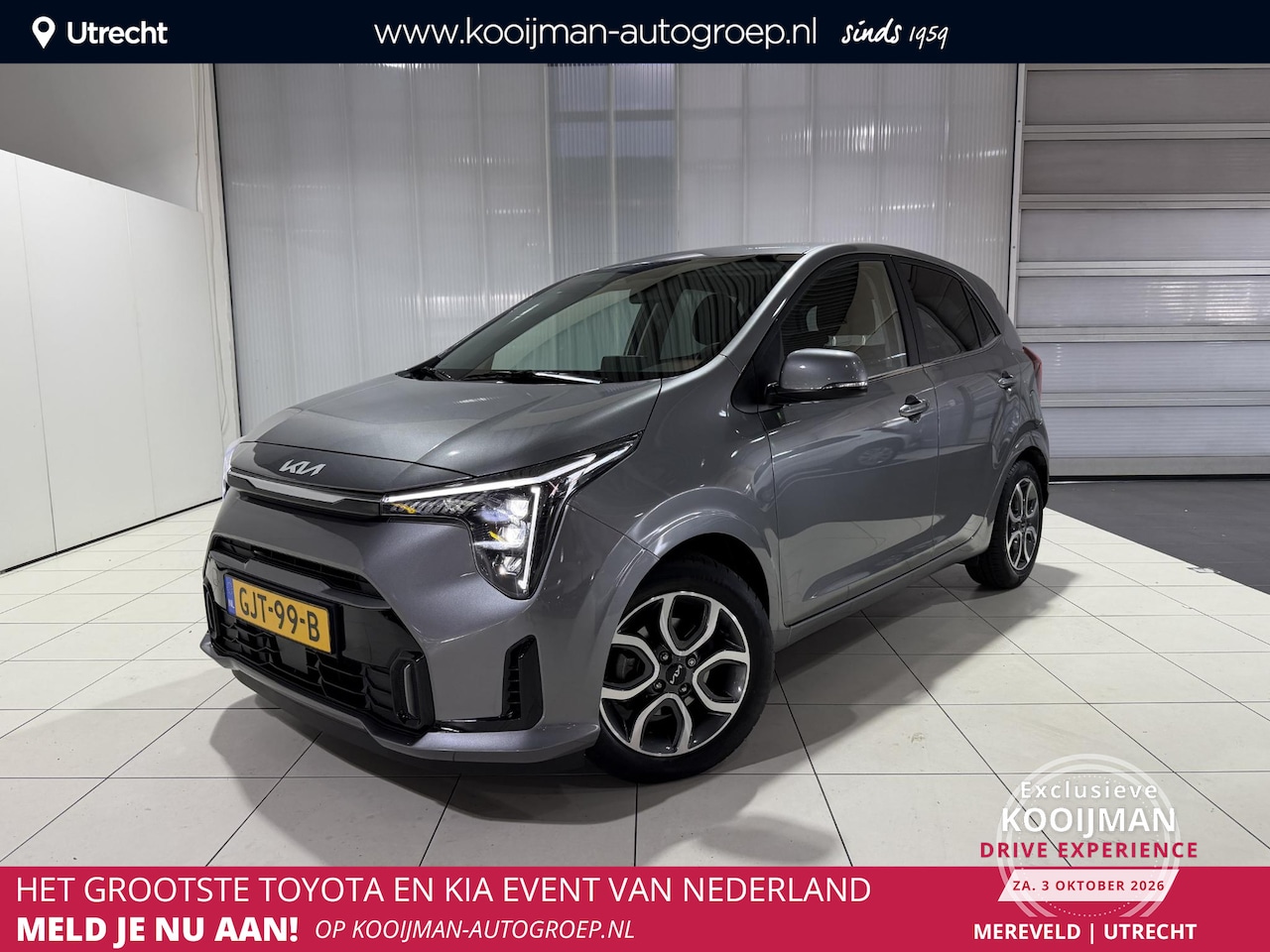 Kia Picanto - 1.0 DPI ExecutiveLine Stoel en Stuur verwarming, Apple Carplay/Android Auto, Navigatie, Ca - AutoWereld.nl