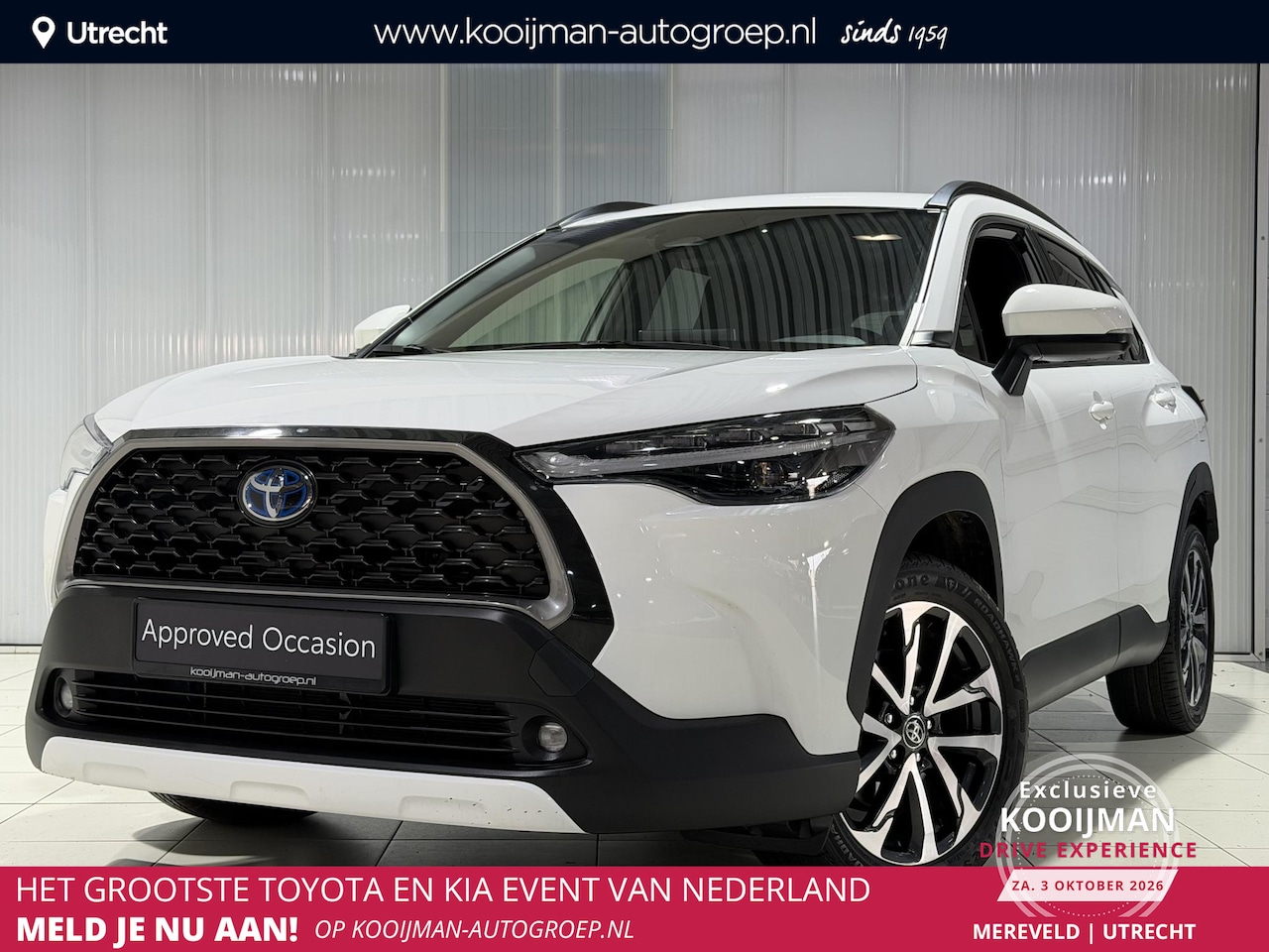 Toyota Corolla Cross - Hybrid 140 Dynamic Elektrische achterklep, navigatie Apple CarPlay/Android Auto, draadloze - AutoWereld.nl