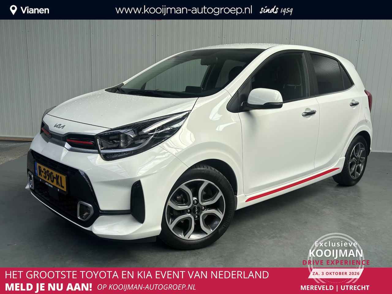 Kia Picanto - 1.0 DPi GT-Line NL auto, 1e eigenaar, 100% onderhouden, btw auto, zeer nette en luxe Pican - AutoWereld.nl