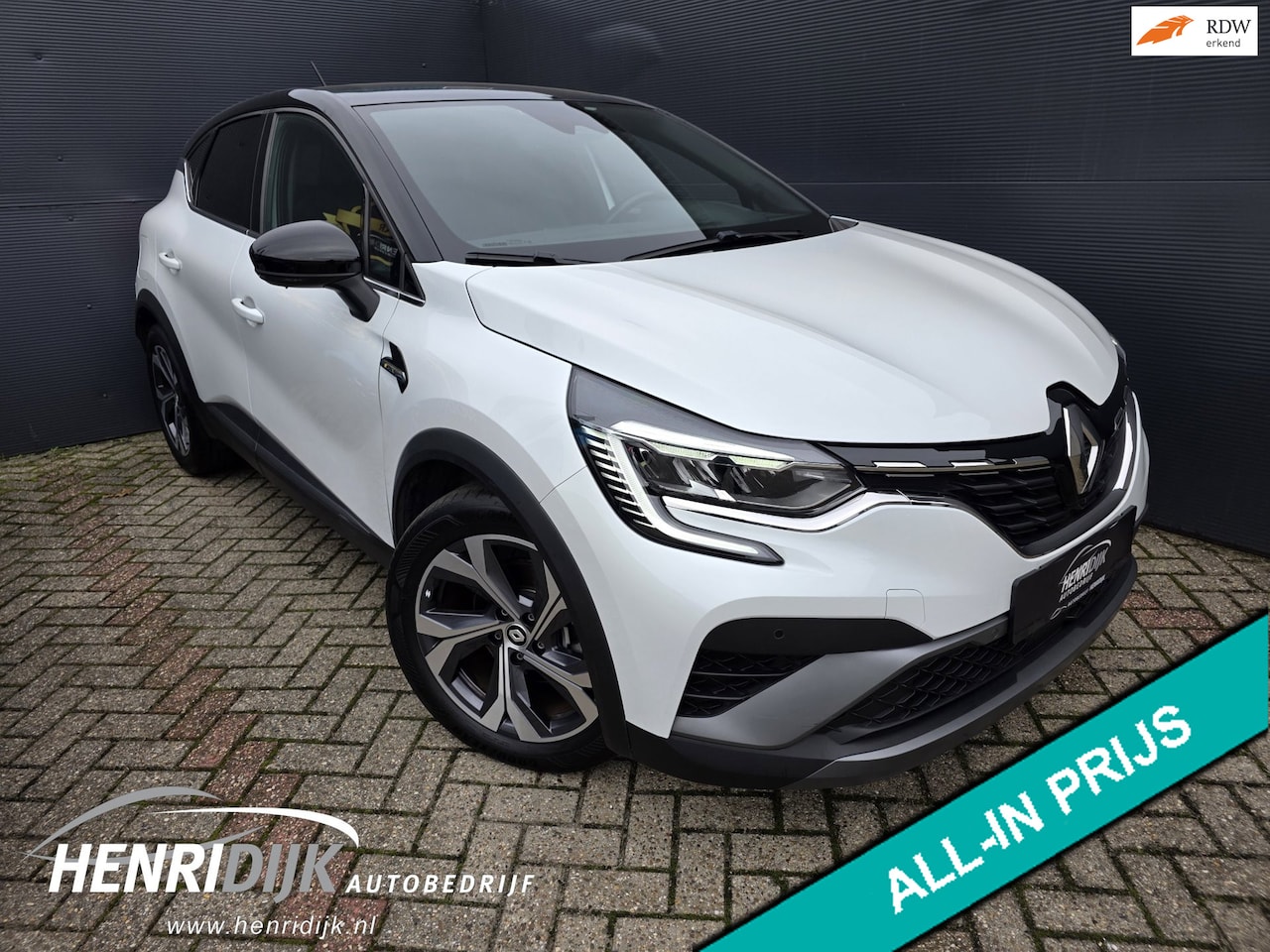Renault Captur - 1.6 E-Tech Hybrid 145 R.S. Line Navi / Camera / Cruise / Clima - AutoWereld.nl