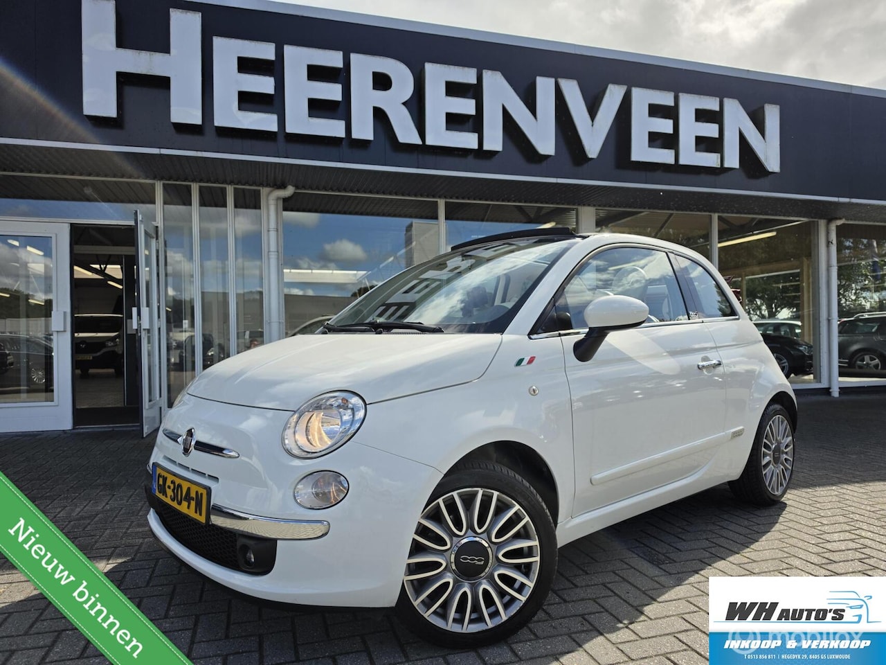 Fiat 500 - 0.9 TwinAir Turbo Lounge | trekhaak - AutoWereld.nl