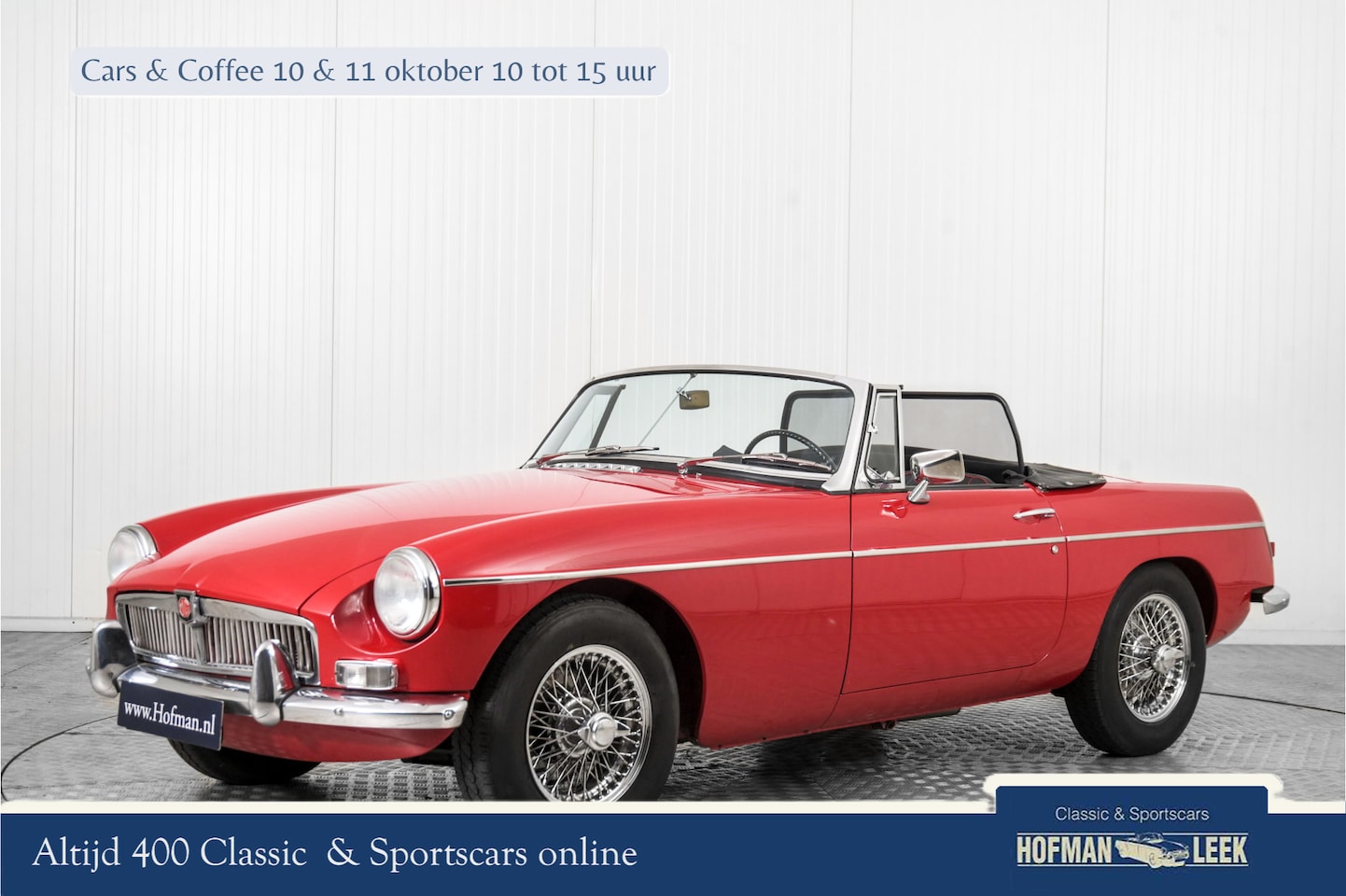MG B type - MGB overdrive chroom spaakwielen - AutoWereld.nl