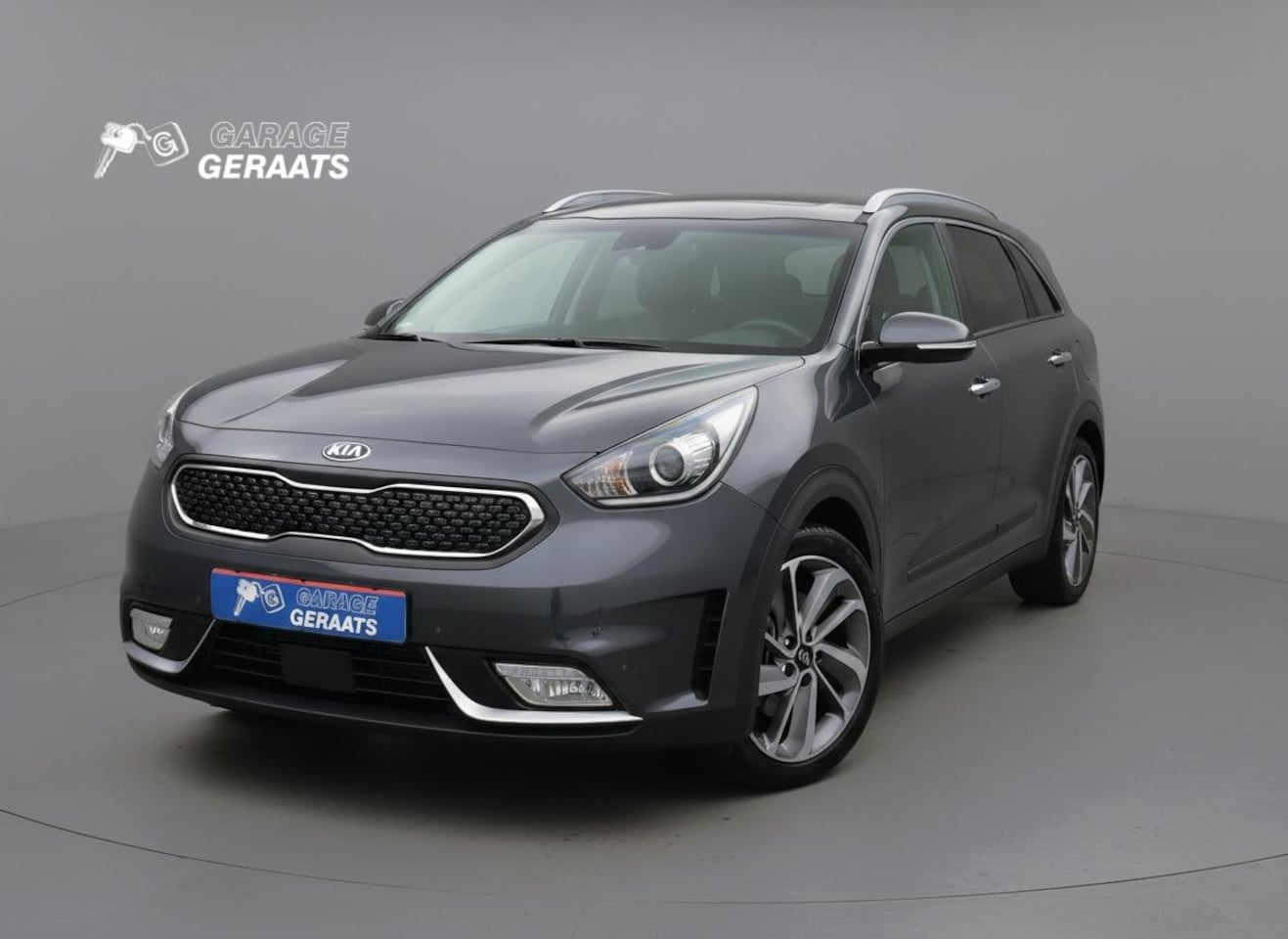 Kia Niro - 1.6 GDi Hybrid DynamicPlusLine l Elektr. Stoel, Leder, Dodehoekherkenning, Adapt. Cruise C - AutoWereld.nl