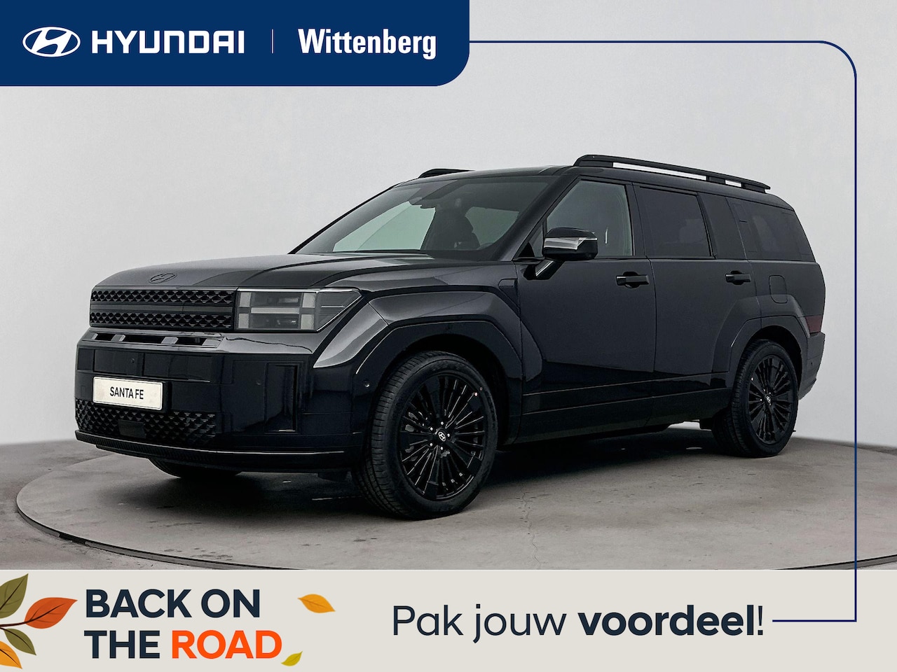 Hyundai Santa Fe - 1.6 T-GDI PHEV Black Line 4WD 7p | Nieuw | Snel leverbaar - AutoWereld.nl