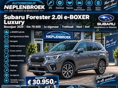 Subaru Forester - 2.0i e-BOXER Luxury Bj 2020 Km 79.000 Nap 1e eigenaar Trekhaak, Navi, 4x4, Camera, Cruise