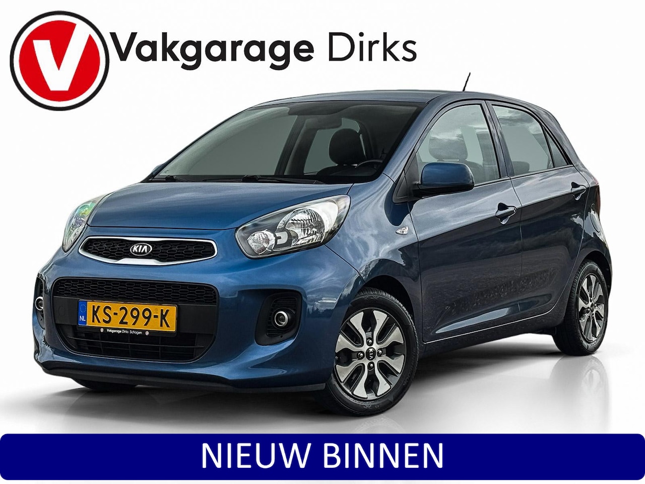 Kia Picanto - 1.0 CVVT EconomyPlusLine ✅ Camera ✅ Navi ✅ Airco - AutoWereld.nl