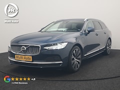 Volvo V90 - T8 AWD Ultimate Bright LONG RANGE PHEV 350pk | Trekhaak Af Fabriek | Panodak | Adaptive Cr
